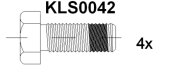 Brake pad set KY81157X AUDI 32326050NSL