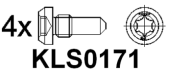 Brake pad set KY81692 AUDI8D0698151B