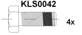 Brake pad set KY81986X AUDI 4G0698451C