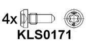 Brake pad set KY81694 AUDI4B0698151AE