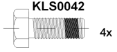 Brake pad set KY82159 AUDI4H6698451A