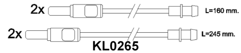 Brake pad set KY80417 ALPINE 6000008304