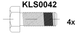 Brake pad set KY81098 ALFA ROMEO 9950550