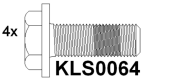 Brake pad set KY81780 ALFA ROMEO 71772223