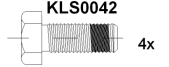 Brake pad set KY80742 ALFA ROMEO 00609946023