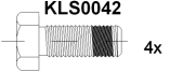 Brake pad set KY80728 ALFA ROMEO 16420220520130