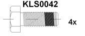 Brake pad set KY80761 ALFA ROMEO 0060735630