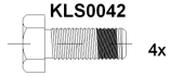 Brake pad set KY80949 ALFA ROMEO 0005892731