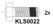Brake pad set KY80337 ALFA ROMEO 0060743578