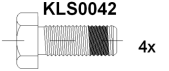 Brake pad set KY40700 CITROEN 09938205