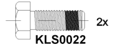 Brake pad set  KY80766 BMW 34111154442