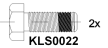 Brake pad set KY80470 MERCEDES 0004204620
