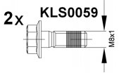 Brake pad set KY81729 CITROEN 4253.25