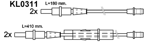 Brake pad set KY81420 CITROEN 4252.87
