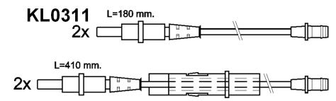 Brake pad set KY81419 CITROEN 1611456480
