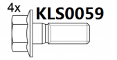 Brake pad set KY81553 CITROEN 1617258380