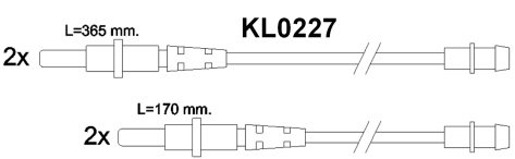 Brake pad set KY81154 CITROEN 4251.58