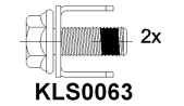 Brake pad set KY81204 CITROEN 1720.82