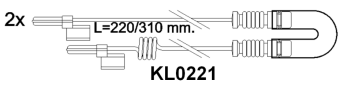 Brake pad set KY51253 DAF 1436901