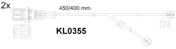 Brake pad set KY51623 1628064