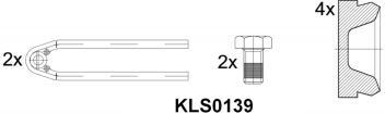 Brake pad set KY51430 DAF 1440504