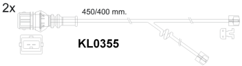 Brake pad set KY51430 DAF 1440504