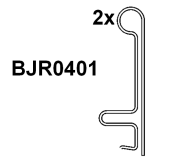 Brake pad set KY81746 DODGE 05191271AA