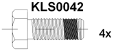 Brake pad set KY81660 LAND ROVER LR-019618