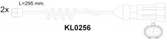 Brake pad set KY51040 MAN 81508205005