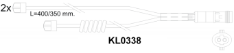 Brake pad set KY51040 MAN 81508205005