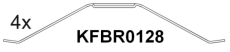 Brake pad set KY51404 MAN 81508205085