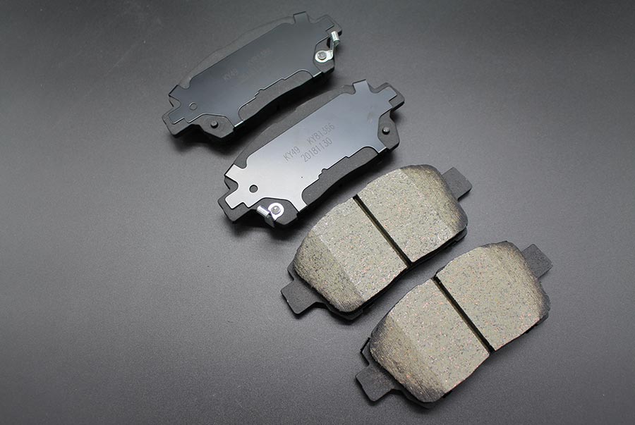 NAO ceramic formula brake pads